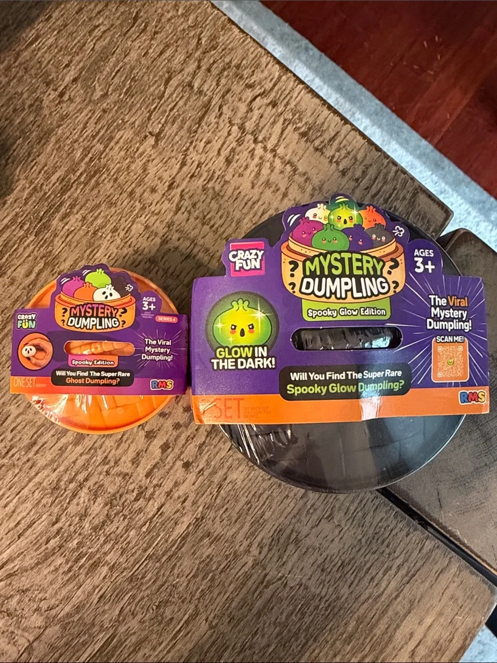 RMS Crazy Fun Mystery Dumpling Spooky Glow Mini Ghost Bao Bun Set Bundle Lot 2